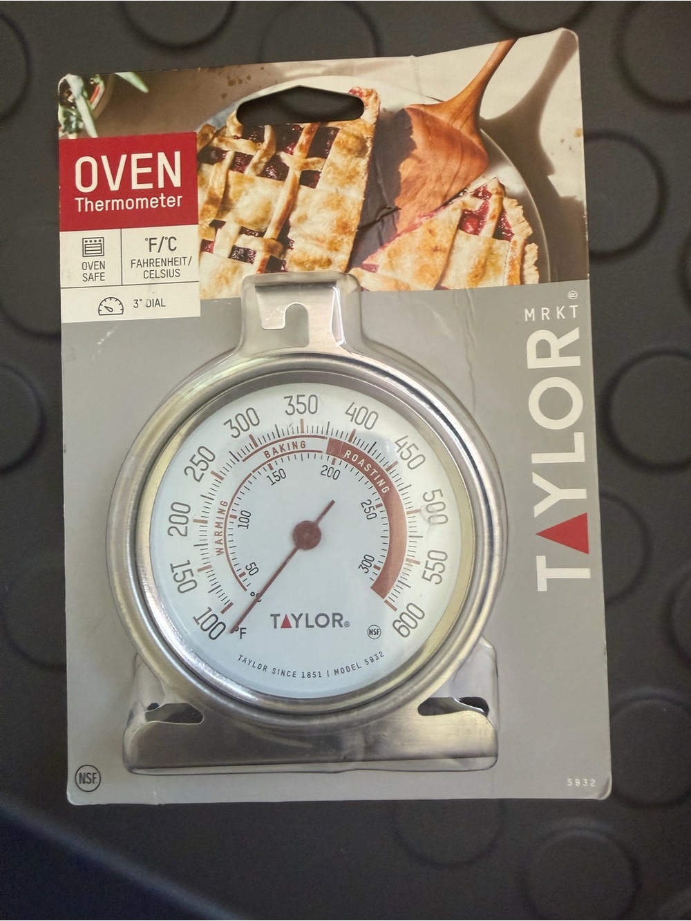 Taylor Oven Thermometer – 3” dial Easy to Read